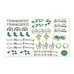 Kerzenfolie, Kerzentattoo "Firmung", Farbig, DIN A5