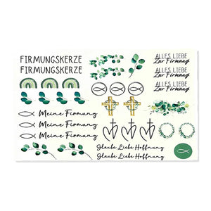 Kerzenfolie, Kerzentattoo 