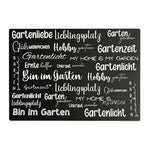 Kerzenfolie, Kerzentattoo "Gartenliebe", Weiß, DIN A5