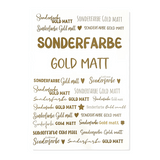 Kerzenfolie, Kerzentattoo "Herzen Mix", Gold Matt, DIN A4