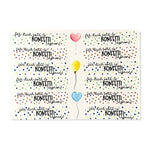 Kerzenfolie, Kerzentattoo "Konfetti", Farbig, DIN A5