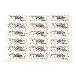 Kerzenfolie, Kerzentattoo "Konfetti XS", Farbig, DIN A5