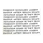 Kerzenfolie, Kerzentattoo "Nimm dir...2.0 Begriffe", Schwarz, DIN A5