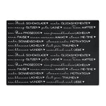 Kerzenfolie, Kerzentattoo "Nimm dir...2", Weiß, DIN A4, für lange Kerzen