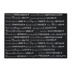 Kerzenfolie, Kerzentattoo "Nimm dir...3", Weiß, DIN A4, für lange Kerzen