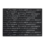 Kerzenfolie, Kerzentattoo "Nimm dir...4", Weiß, DIN A4, für lange Kerzen