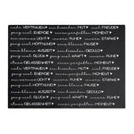 Kerzenfolie, Kerzentattoo "Nimm dir...", Weiß, DIN A4, für lange Kerzen