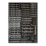 Kerzenfolie, Kerzentattoo "Pustekuchen", Weiß, DIN A4