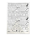 Kerzenfolie, Kerzentattoo "Zum Muttertag", Schwarz, DIN A4