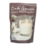 Kerzengranulat mit Duft Coffee, WENZEL, inkl. 4 Dochte & Halter, 400 g