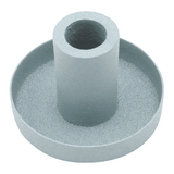 Kerzenhalter für Stabkerzen mit Ø22 mm, Blau, H40/Ø70 mm, Ib Laursen