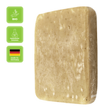 Kräuterschrubbelseife Calendula – vegan, THOMA Naturseifen-Manufaktur, mit hochwertigen Inhaltsstoffen, 100 g, Körperpflege