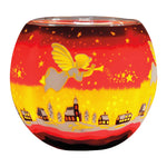 Leuchtglas Angel, H90 x Ø110 mm, KERZENFARM HAHN