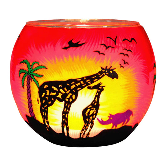 Leuchtglas Safari, H90 x Ø110 mm, KERZENFARM HAHN