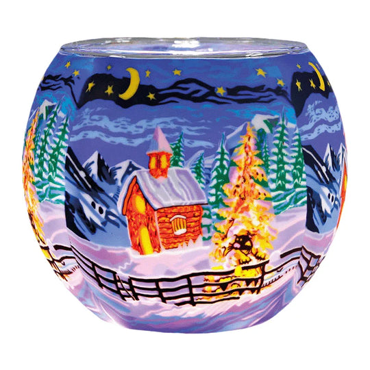 Leuchtglas Silence, H90 x Ø110 mm, KERZENFARM HAHN