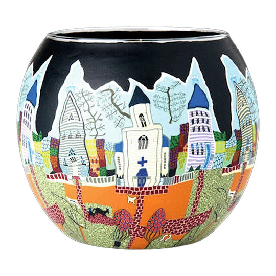 Leuchtglas Sunday, H90 x Ø110 mm, KERZENFARM HAHN