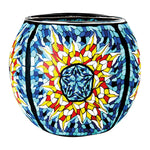 Leuchtglas Tiffany Star, H90 x Ø110 mm, KERZENFARM HAHN