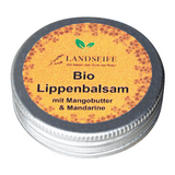 Lippenbalsam Mangobutter & Mandarine, Landseife Naturkosmetik, 100% Bio, handgefertigt & vegan, 10 ml