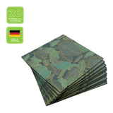 Lunchservietten „Art Nouveau green“, 33x33 cm, 3-lagig, Home Fashion®, 20 Stück - luterna.de