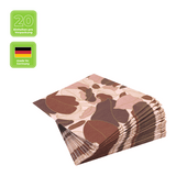 Lunchservietten „Art Nouveau rosewood“, 33x33 cm, 3-lagig, Home Fashion®, 20 Stück - luterna.de