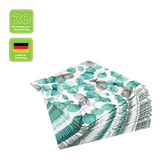 Lunchservietten „Eucalyptus Leaves“, 33x33 cm, 3-lagig, Home Fashion®, 20 Stück