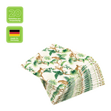 Lunchservietten „Monkey Family“, 33x33 cm, 3-lagig, Home Fashion®, 20 Stück - luterna.de