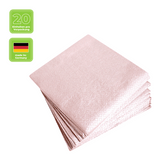 Lunchservietten „Pearl Effect antique rose“, 33x33 cm, 3-lagig, Home Fashion®, 20 Stück