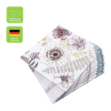 Lunchservietten „Sweet Beauties“, 33x33 cm, 3-lagig, Home Fashion®, 20 Stück - luterna.de