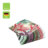 Lunchservietten „Tropical Plants“, 33x33 cm, 3-lagig, Home Fashion®, 20 Stück - luterna.de