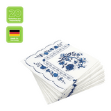 Lunchservietten „Zwiebelmuster“, 33x33 cm, 3-lagig, Home Fashion®, 20 Stück