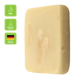 Mandelölseife mit Kokosmilch Sommerregen – vegan, THOMA Naturseifen-Manufaktur, frisch, angenehm & klar, 100 g, Körperpflege