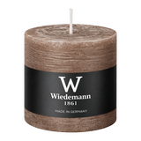 Marble Rustik Kerze Cashmere, 100/100 mm, Wiedemann, 85h