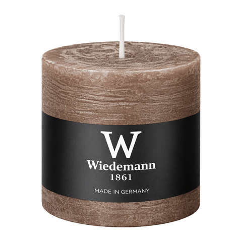 Marble Rustik Kerze Cashmere, 100/100 mm, Wiedemann, 85h