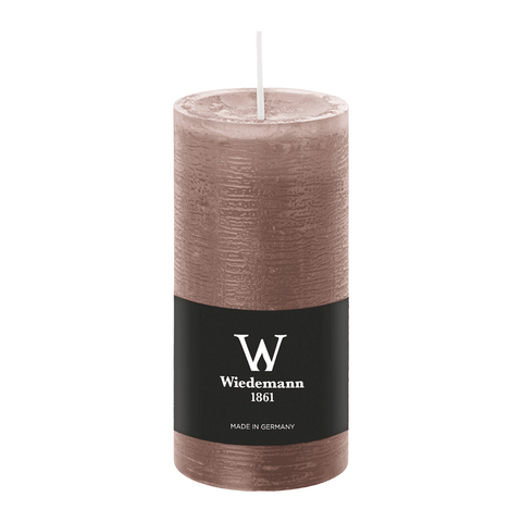 Marble Rustik Kerze Cashmere, 120/58 mm, Wiedemann, 42h