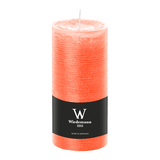 Marble Rustik Kerze Soft Orange, 160/68 mm, Wiedemann, 66h