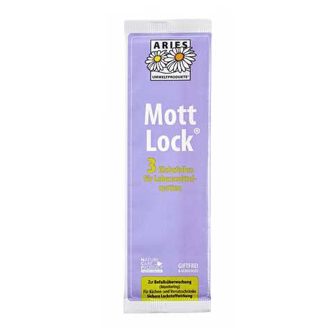 Mottlock Klebefallen für Lebensmittelmotten, ARIES Umweltprodukte, zur Befallsüberwachung, 3 Stück, Haus & Küche - luterna.de