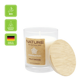 NATURE INSPIRATION, Duftkerze im Glas, Wild Orchid, 100% NATURAL WAX, 85/70 mm, Brenndauer ca. 25h - luterna.de