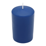 WENZEL CLASSIC Stumpenkerze Nachtblau (100/70 mm) aus Paraffin mit 44 Stunden Brenndauer