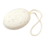 Ovis Schafmilchseife für Männer mit Kordel, 100% Bio, für die tägliche Dusche, oval, 200 g