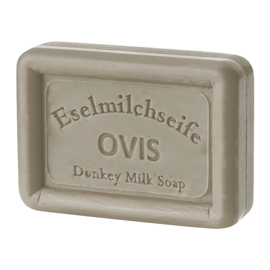 Ovis Eselmilchseife Salbei-Moschus, 100% Bio, für die tägliche Dusche, eckig, 100 g