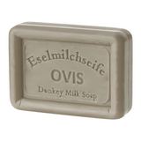 Ovis Eselmilchseife Salbei-Moschus, 100% Bio, für die tägliche Dusche, eckig, 100 g