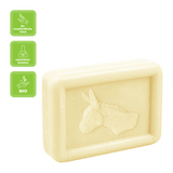 Ovis Eselmilchseife Wiesenduft, 100% Bio, für die tägliche Dusche, eckig, 100 g