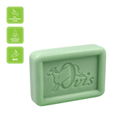 Ovis Schafmilchseife Aloe Vera, 100% Bio, feuchtigkeitsspendend, für die tägliche Dusche, eckig, 100 g - luterna.de
