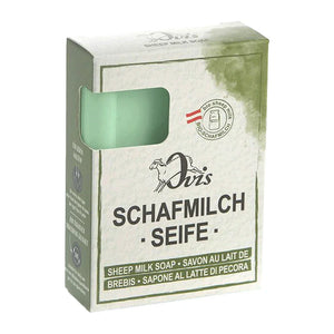 Ovis Schafmilchseife Aloe Vera, 100% Bio, für die tägliche Dusche, eckig, 100 g, verpackt
