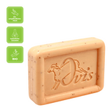 Ovis Schafmilchseife Aprikose, 100% Bio, für die tägliche Dusche, eckig, 100 g - luterna.de