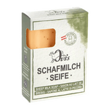 Ovis Schafmilchseife Aprikose, 100% Bio, für die tägliche Dusche, eckig, 100 g, verpackt