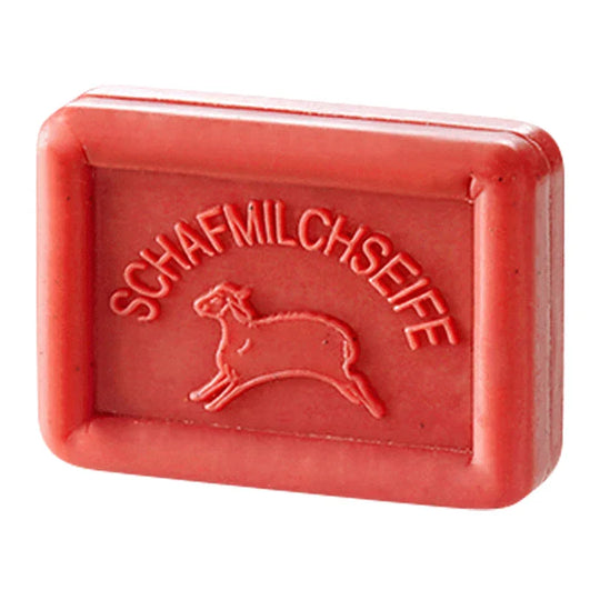Ovis Schafmilchseife Birne-Paprika, 100% Bio, für die tägliche Dusche, eckig, 100 g