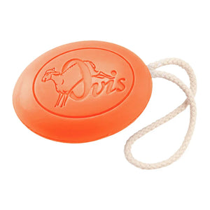 Ovis Schafmilchseife Blutorange mit Kordel, 100% Bio, für die tägliche Dusche, oval, 200 g