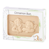 Ovis Schafmilchseife Cinnamon Bun, 100% Bio, für die tägliche Dusche, eckig, 100 g, verpackt - luterna.de