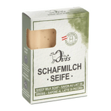Ovis Schafmilchseife Cinnamon Bun, 100% Bio, für die tägliche Dusche, eckig, 100 g, verpackt